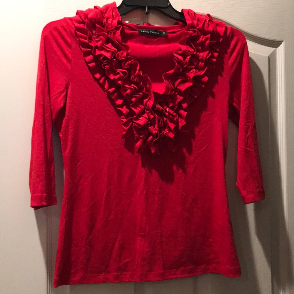 Women’s Ruffled Sweater